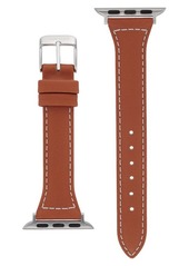 Anne Klein Leather 12.7mm Apple Watch Watchband