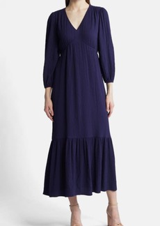 Anne Klein Long Sleeve Maxi Dress