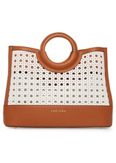 Anne Klein Medium Perforated Rounded Top Handle Satchel Bag
