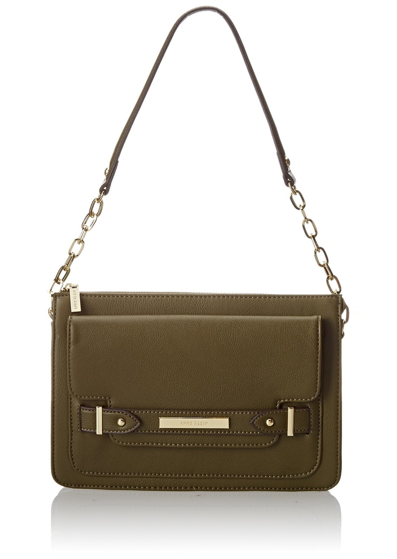 Anne Klein Military Luxe Shoulder Bag