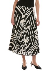 Anne Klein Pull-On Pleated A-Line Skirt