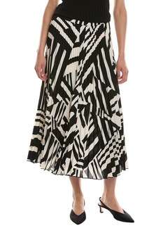 Anne Klein Pull-On Pleated A-Line Skirt