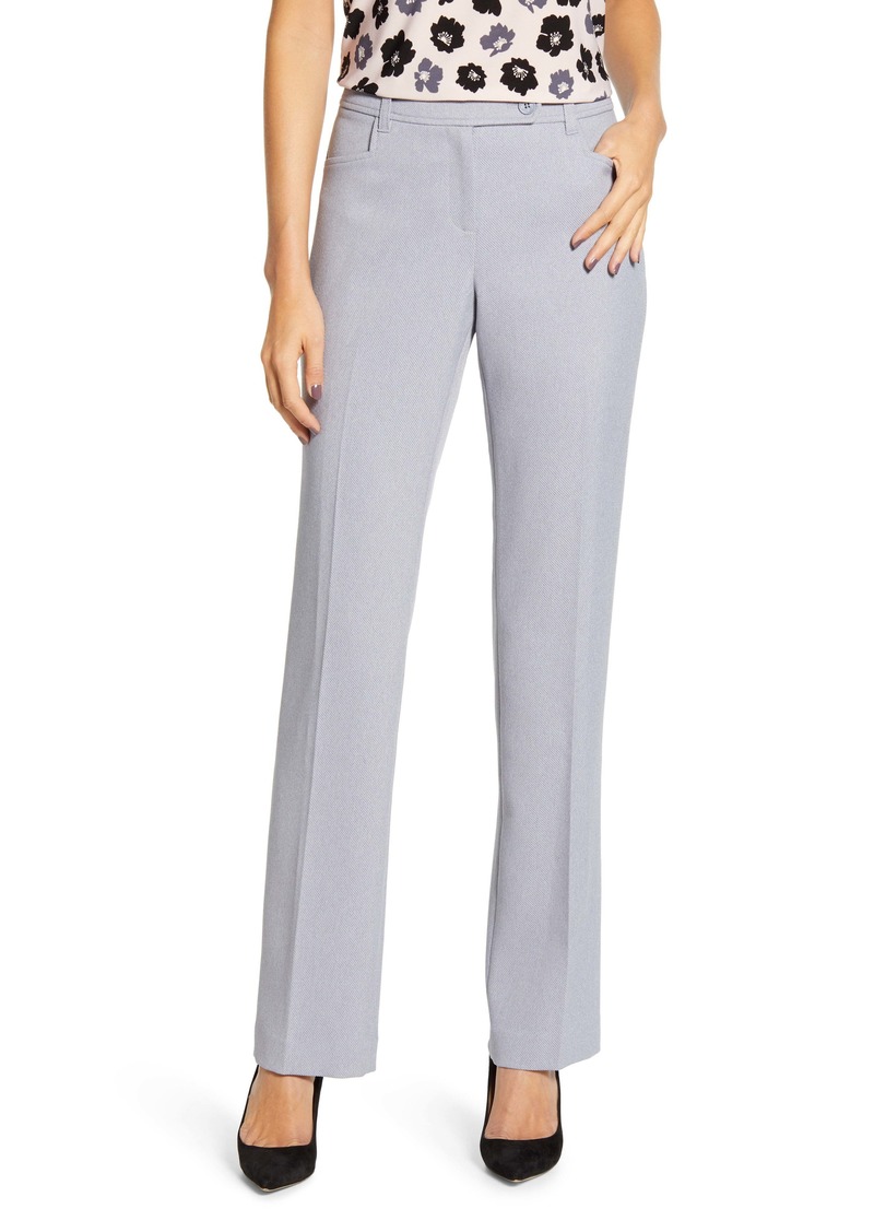 anne klein straight leg trousers