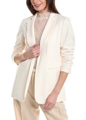 Anne Klein Scrunch Sleeve Open Jacket