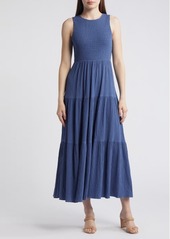 Anne Klein Sleeveless Tiered Maxi Dress