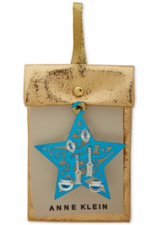 Anne Klein Star Ornament & Silver-Tone 3-Pc. Earrings Set - Multi