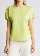 Anne Klein Textured Short Sleeve Top