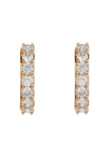 Anne Klein Two-Tone Cubic Zirconia Bar Stud Earrings in Slv/Gld/Cz at Nordstrom Rack