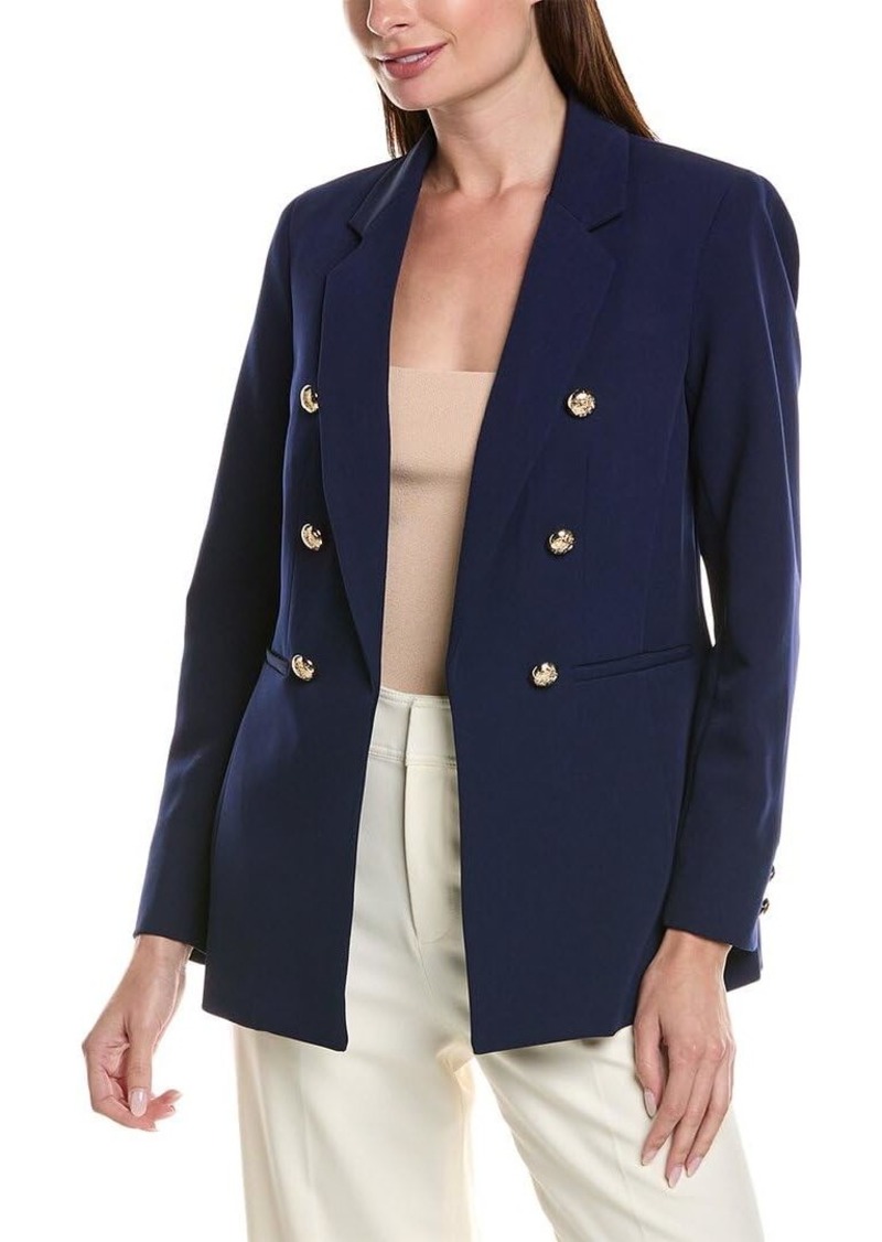 Anne Klein Women's Anne Stretch Faux Double Breasted Jacket