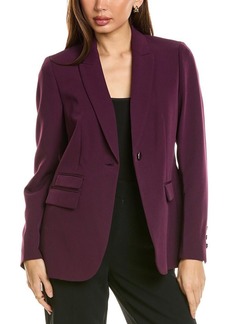 Anne Klein Women's Anne Stretch Triple Pocket Jacket DEEP Plum