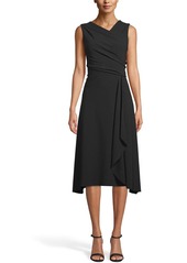 Anne Klein Women's Asymmetrical Draped Dress