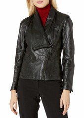 Anne Klein Women's Asymmetrical Zip Jacket