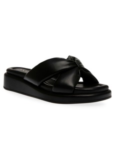 Anne Klein Women's Avenue Sandals - Black Smooth