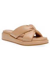 Anne Klein Women's Avenue Footbed Sandals - Nude Smooth