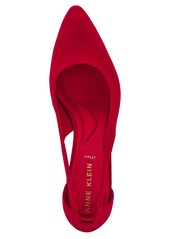 Anne Klein Women's Berkeley Block Heel Dress Pumps - Deep Red