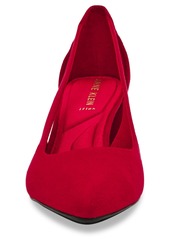 Anne Klein Women's Berkeley Block Heel Dress Pumps - Deep Red