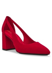 Anne Klein Women's Berkeley Block Heel Dress Pumps - Deep Red