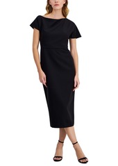 Anne Klein Women's Off The Shoulder Midi Dress - Anne Black