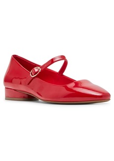 Anne Klein Women's Calgary Mary Janes Square Toe Flats - Red