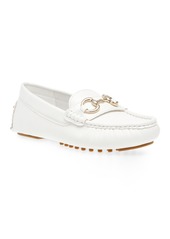 Anne Klein Women's Chrystie Moccasin Driver Loafers - White