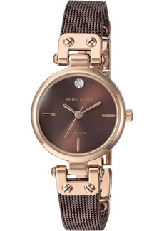 Anne Klein Women's Classic Brown Dial Watch