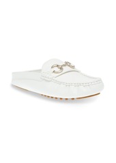 Anne Klein Women's Cooper Slip On Mule Loafers - White Tumbled