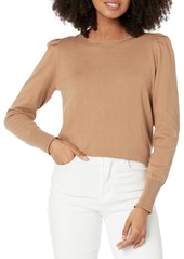 Anne Klein womens Crew Neck With Puff Sleeves Sweater   US