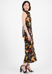 Anne Klein Women's Floral-Print Maxi Dress - Anne Black