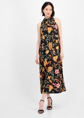 Anne Klein Women's Floral-Print Maxi Dress - Anne Black