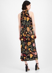 Anne Klein Women's Floral-Print Maxi Dress - Anne Black