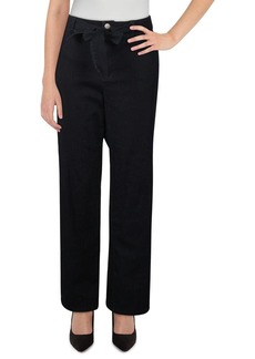 Anne Klein womens High Rise Tie Front Trouser Jeans   US