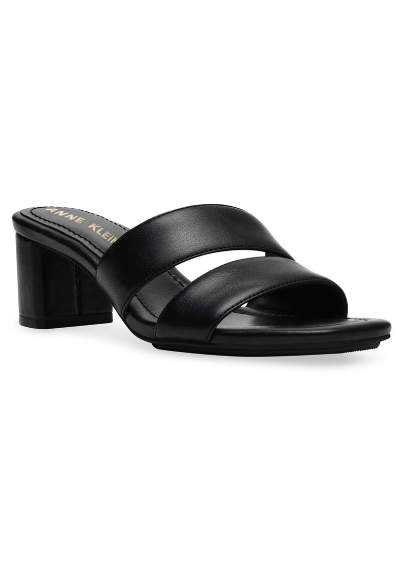 Anne Klein Women's Kalinda Block Heel Dress Sandals - Black