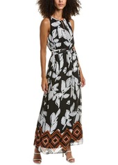 Anne Klein Women's Keyhole Halter Maxi Dress