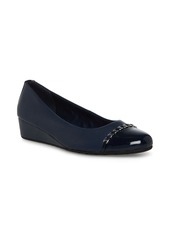 Anne Klein Women's Maysel Wedge Flats - Navy