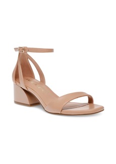 Anne Klein Women's Mia Block Heel Sandals - Nude Smooth