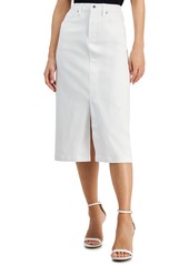 Anne Klein Women's Midi Pencil Skirt - Soft White