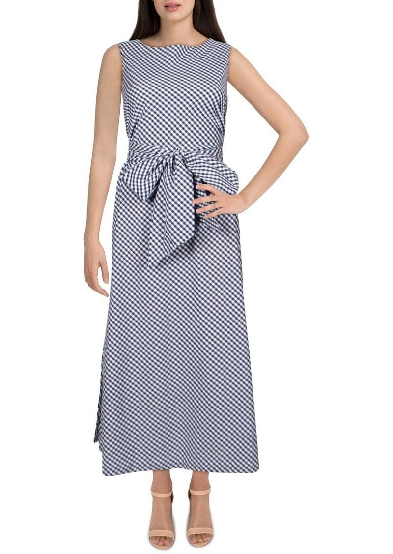 Anne Klein womens Midi With Attached Sash Dress   US