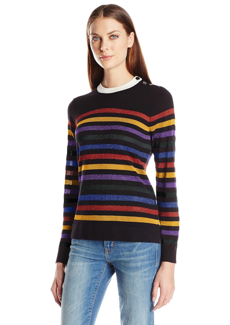 Anne Klein Anne Klein Women's Multi Stripe Sweater | Sweaters