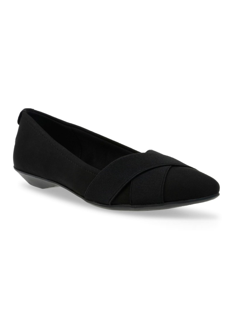 Anne Klein Women's Oalise Pointed Toe Flats - Black