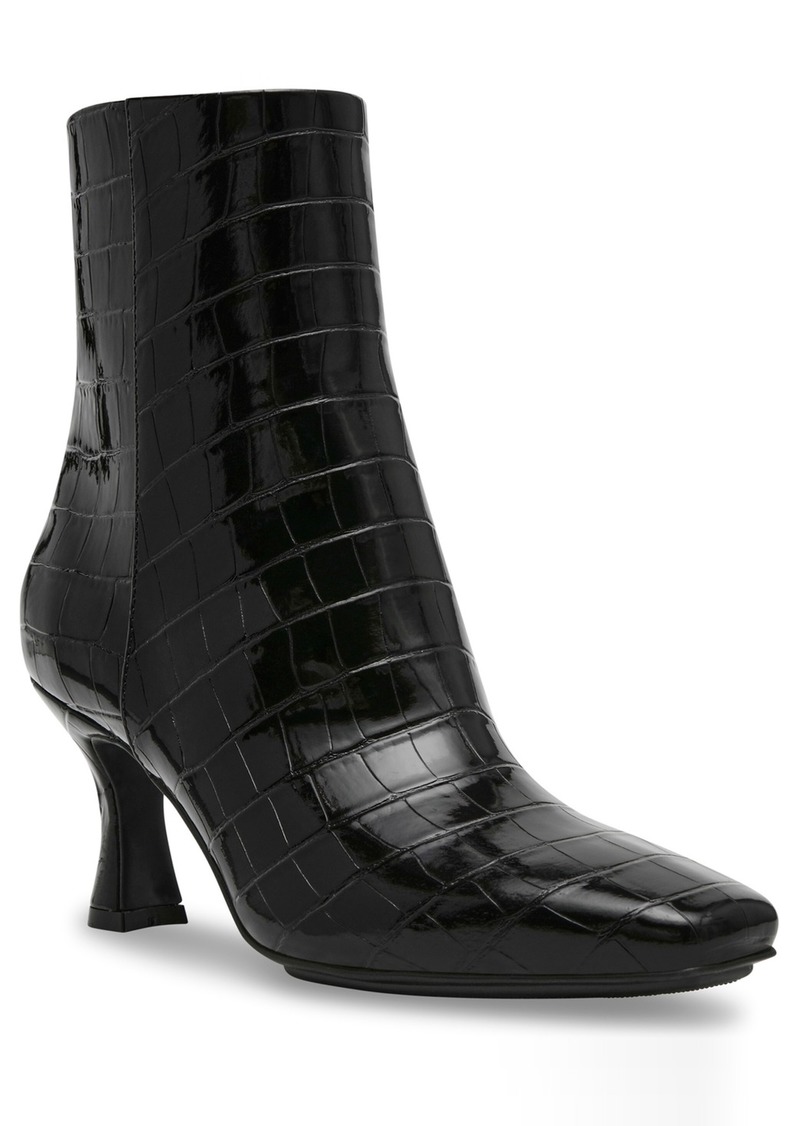 Anne Klein Women's Pablo Snip Toe Dress Booties - Black Croc