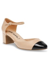 Anne Klein Women's Pearle Two Piece Pumps - Nude, Black Patent