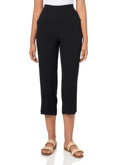 Anne Klein Women's Petite Pull ON Side Seam PKT Crop Pant