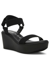 Anne Klein Women's Phi Platform Wedge Sandals - Black