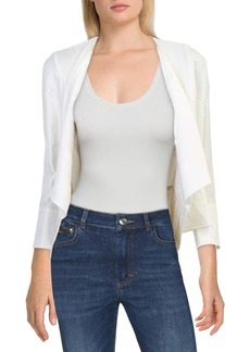 Anne Klein Women's Regular Drape Front Jacket NYC White XL