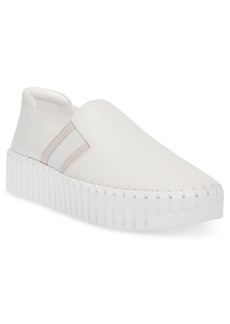 Anne Klein Women's Riseup Platform Slip on Sneakers - White