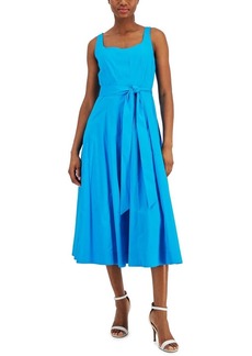 Anne Klein Women's Seamed FIT & Flare MIDI Dress