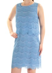 Anne Klein Women's Sleeveless Lace Popover Dress
