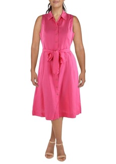 Anne Klein Womens Sleeveless Shirt Dress   US