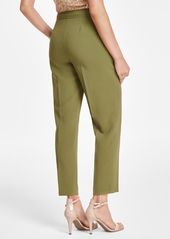 Anne Klein Women's Slim-Leg Ankle Pants - Bay Leaf