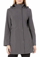 Anne Klein Women's Soft Shell Anorak with Hood